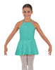 Solid Lycra Halter Binding Dress