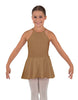 Solid Lycra Halter Binding Dress
