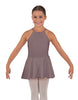 Solid Lycra Halter Binding Dress
