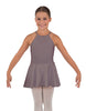 Solid Lycra Halter Binding Dress