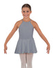 Solid Lycra Halter Binding Dress