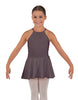 Solid Lycra Halter Binding Dress