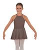 Solid Lycra Halter Binding Dress