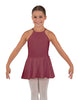 Solid Lycra Halter Binding Dress