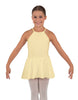 Solid Lycra Halter Binding Dress