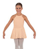 Solid Lycra Halter Binding Dress