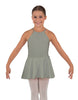 Solid Lycra Halter Binding Dress