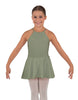 Solid Lycra Halter Binding Dress