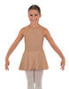 Solid Lycra Halter Binding Dress