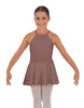 Solid Lycra Halter Binding Dress