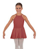 Solid Lycra Halter Binding Dress