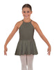 Solid Lycra Halter Binding Dress