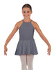 Solid Lycra Halter Binding Dress