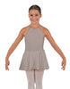 Solid Lycra Halter Binding Dress