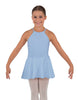 Solid Lycra Halter Binding Dress