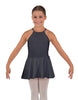 Solid Lycra Halter Binding Dress