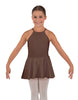 Solid Lycra Halter Binding Dress