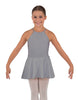 Solid Lycra Halter Binding Dress