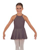 Solid Lycra Halter Binding Dress
