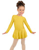 Solid Lycra Long Sleeve Dress