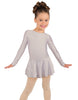 Solid Lycra Long Sleeve Dress