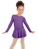Solid Lycra Long Sleeve Dress