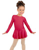 Solid Lycra Long Sleeve Dress