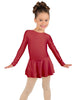 Solid Lycra Long Sleeve Dress