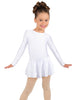 Solid Lycra Long Sleeve Dress