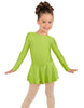 Solid Lycra Long Sleeve Dress