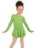 Solid Lycra Long Sleeve Dress
