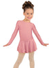 Solid Lycra Long Sleeve Dress
