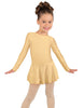 Solid Lycra Long Sleeve Dress