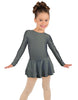 Solid Lycra Long Sleeve Dress