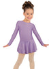 Solid Lycra Long Sleeve Dress