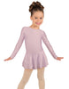 Solid Lycra Long Sleeve Dress
