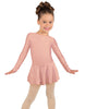 Solid Lycra Long Sleeve Dress