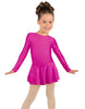 Solid Lycra Long Sleeve Dress