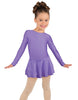 Solid Lycra Long Sleeve Dress