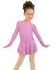 Solid Lycra Long Sleeve Dress