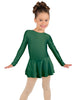 Solid Lycra Long Sleeve Dress