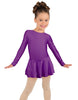 Solid Lycra Long Sleeve Dress