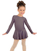 Solid Lycra Long Sleeve Dress