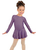 Solid Lycra Long Sleeve Dress