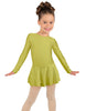 Solid Lycra Long Sleeve Dress