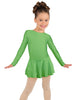 Solid Lycra Long Sleeve Dress
