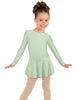 Solid Lycra Long Sleeve Dress