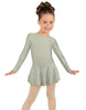 Solid Lycra Long Sleeve Dress