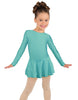 Solid Lycra Long Sleeve Dress
