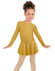Solid Lycra Long Sleeve Dress